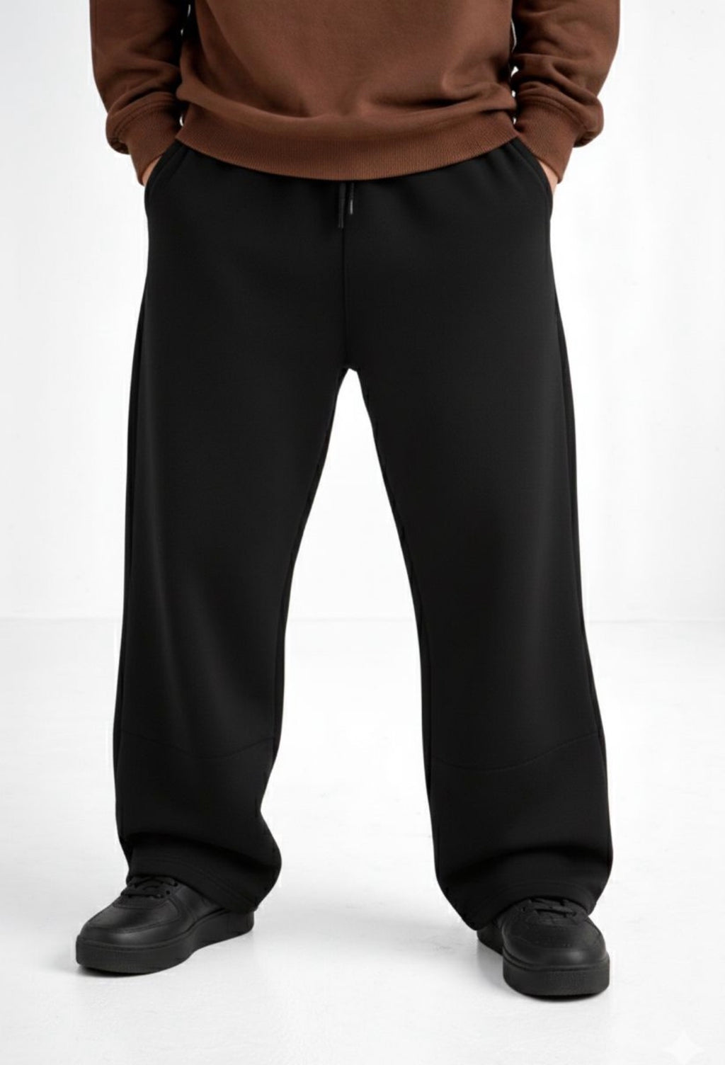 Black Basic Sweatpants