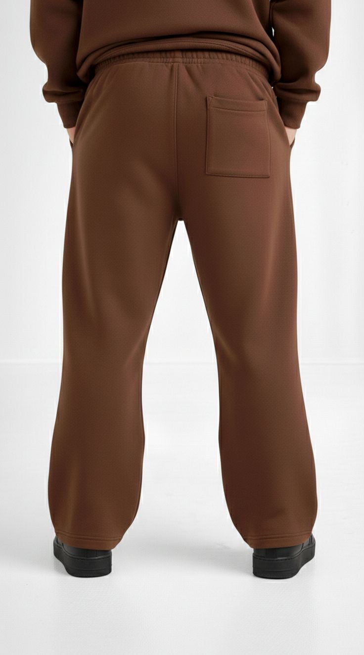 Brown Basic Sweatpants